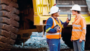 Workers at Construction Site